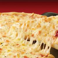 Large Five Cheese Pizza · Mozzarella, cheddar, provolone, ricotta and pecorino Romano cheese.