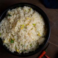 Fried Rice with Soy Sauce 酱油炒饭 · Stir-fried rice.
