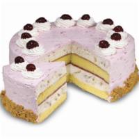 A Cheesecake Named Desire™ Cake · PLEASE CALL TO CONFIRM CAKE IS AVAILABLE!  

Layers of moist yellow cake, raspberry sauce, a...
