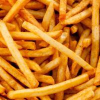 French Fries · Seasoned fries with choice of 1 of our sauces on the side.