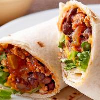 Spicy Potato Burrito · Spicy Potato -Bean Wrap