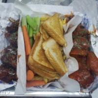 10 Piece Wings Meal · Choice of 2 flavors.