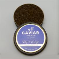 Kaluga Sturgeon Caviar – Special Reserve (Metal Tin) · Husa Dauricus, this is a cross-breed between Kaluga and Amur sturgeon. The wild resource can...