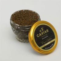 Russian Osetra Caviar – Classic (Glass Jar) · Obtained from the Russian-Persian or Kura sturgeon (Acipenser Gueldenstaedti and Acipenser P...