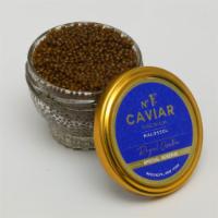 Russian Osetra Caviar – Special Reserve (Glass Jar) · Obtained from the Russian-Persian or Kura sturgeon (Acipenser Gueldenstaedti and Acipenser P...