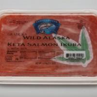 Copper River by the Pound - 500g Tray (1.1LB) · Chum Salmon Roe Caviar - also very tasty! Larger in Roe size than Pink. 