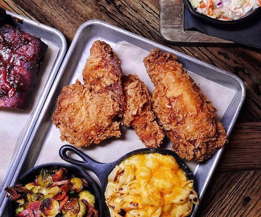 8-piece Fried Chicken Family Meal · 8-Piece Crispy Fried Chicken, With Any 2 Sides of Your Choice and Jalapeno Cornbread.