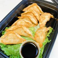 4. Chicken Potstickers · 7 pieces. Served with sweet and sour sauce.