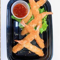 7. Shrimp Tempura · 6 pieces. Served with sweet and sour sauce.