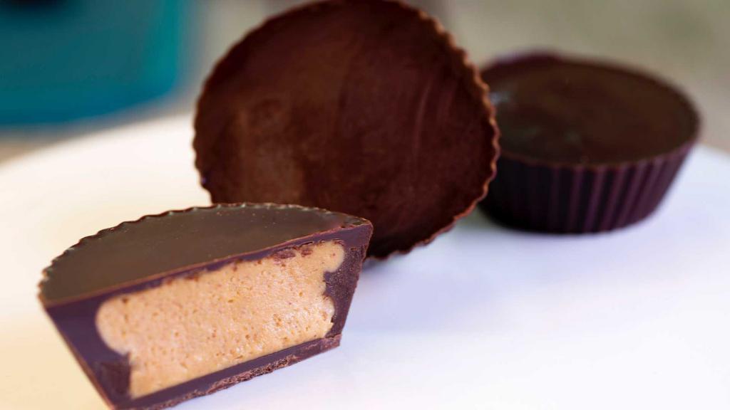 Jumbo Vegan Peanut Butter Cups Candy · 6 pack. Creamy vegan peanut butter coated in vegan semi-sweet chocolate. Sold in 6-pack.