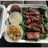 Steak ＆ Balsamic · Fresh spinach with croutons, fresh grated Parmigiano-Reggiano and Pecorino Romano cheese and...