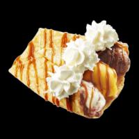 Amorino Crepe La Bella · 3 scoops of gelato or sorbet, topping and whipped cream.