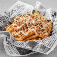 Crabmeat Fries ·  Crispy french fries are loaded with crab meat served with creamy sauce