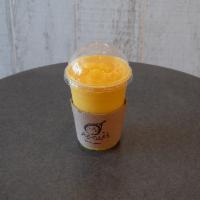 Mango Smoothie · Contains real fruits.