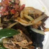 Carnitas Michoacanas · Slow braised pork carnitas, pico de gallo, salsa verde and warm corn tortilla. Add rice and ...