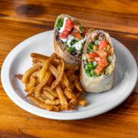 Vegetables Asados Burrito · Grilled vegetables with Mexican rice & Beans, Jack cheese, Pico De Gallo and Lettuce. Both S...