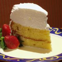 Pastel Tres Leches · Moist cake with fluffy meringue icing drizzled with three milks. 