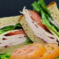 Box Lunches Combo · Order with any sandwich, soup, or salad. Includes tortilla chips, cookie or brownie, and wat...