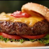 Classic Cheese Burger · Grilled or fried patty with cheese on a bun.