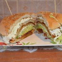 Mexican Style Sandwich on Cemita Bread · 