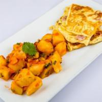 Tortilla de Jamon y Queso con Papa Casera · Ham and Cheese Egg omelette with Home Fries