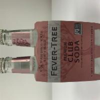 Fever Tree Club Soda Bottles, 6.8 oz. 4 Pack · 