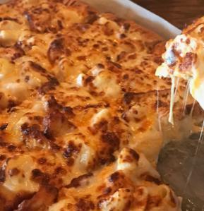 Mac & Cheese Pizza · Our Delicious Mac & Cheese, Mozzarella, and Cheddar on our Cream Cheese Base. Try it by topping it with your choice of Crispy Bacon, Buffalo Chicken or Grilled Chicken. 