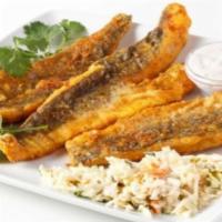 Ocean Perch (5Pcs) · Ocean Perch is 100 % fresh, deliciously juicy and cooked when you order . It’s seasoned, bre...