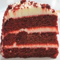  Red Velvet Cake  · A delicious slice of a red velvet cake.