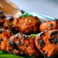 Chicken Kawab · Marinated chicken breast cubes with tandoori seasoning.