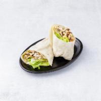 Regular Grilled Chicken Wrap · Grilled chicken, lettuce, tomato and mayo.