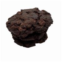 Double Chocolate · Dutch chocolate cookie with semi sweet chocolate chips