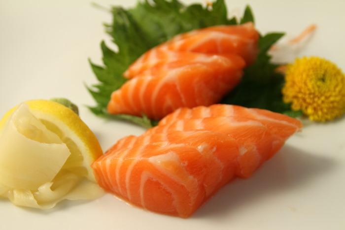 Salmon Sashimi Appetizer · 6 Pcs Salmon Sashimi