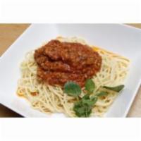 Spaghetti with Meat Sauce · 