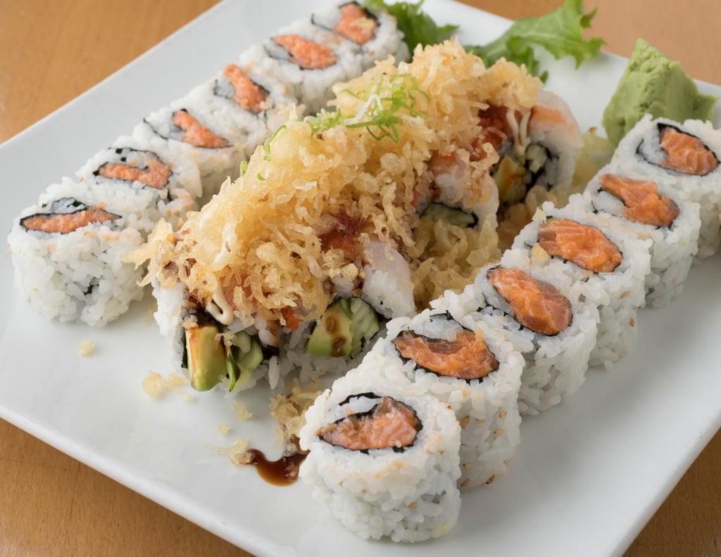 Spicy Tuna Roll · Cajun hot and spicy tuna, inside out.
