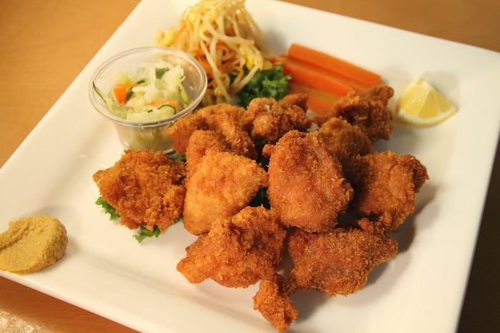 Chicken Katsu · Breaded deep fried chicken. Served with salad and rice. 