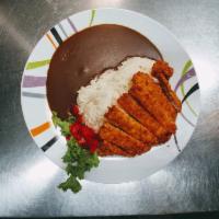 Chicken Katsu Curry · This is a rich and flavorful Japanese katsu curry served with chicken katsu or tonkatsu over...