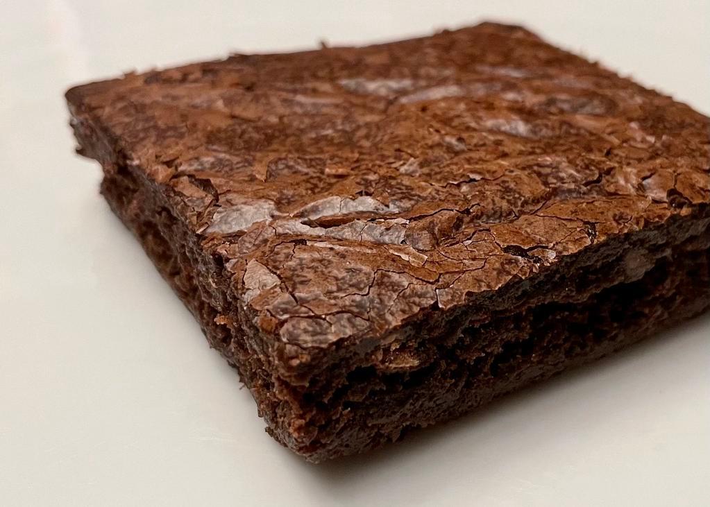 Double Chocolate Brownie · Chewy, double chocolate brownie.