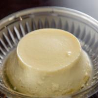 Coconut Flan · Coconut custard (contains eggs and milk).