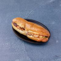 Sausage Parmigiana Sandwich · 