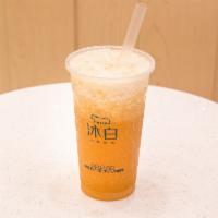 Jasmine Green Tea Lemonade (L) · (Fixed Ice) Ice shush with fresh lemon and Jasmine Green Tea