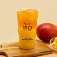 Mango Green Tea (L) · Fresh Mango with green tea