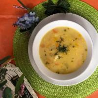 Vegetable Soup · Savory liquid dish made with a variety of vegetables. 