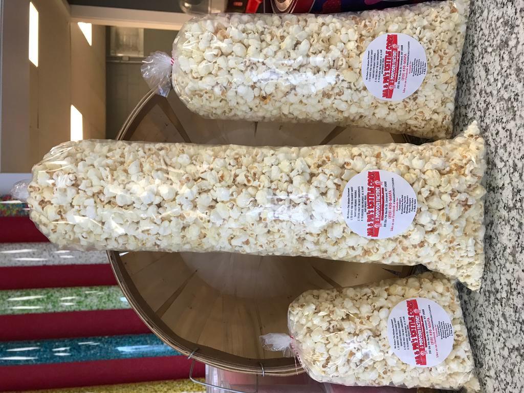 Kettle Corn · The perfect blend of a little sweet and a little salty. You can't go wrong with this one- It's what our company was founded on!