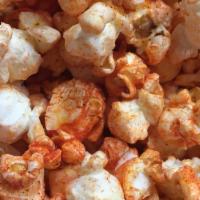 Sweet Heat Kettle Corn · This Buffalo Flavor starts a Little Sweet and ends With a Little Heat!
(contains soy)