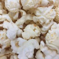 White Cheddar Cheese Popcorn · A Little Sweet with a complimentary Coating of Rich White Cheddar.
(contains milk)