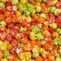Sour Patch Kids Candy Coated Popcorn · A sour then sweet mix of candy coated popcorn.