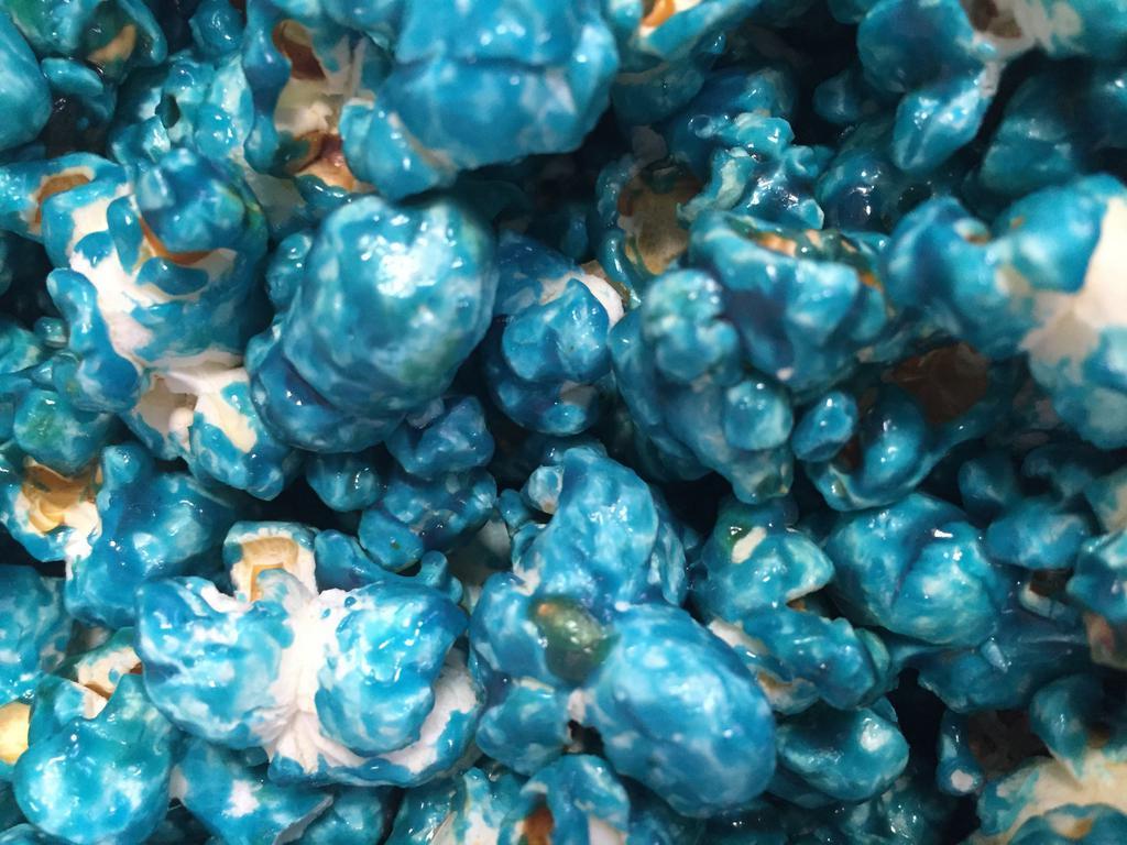 Blue Raspberry Candy Coated Popcorn · 