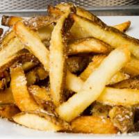 Truffle Fries · Truffle oil and Parmesan cheese.