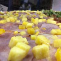 Hawaiian Pizza · Ham, pineapple and mozzarella cheese. 